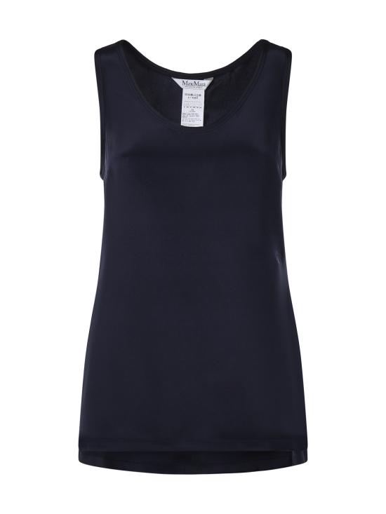 26FW 막스마라 민소매 티셔츠 2621166021600 003 Navy blue