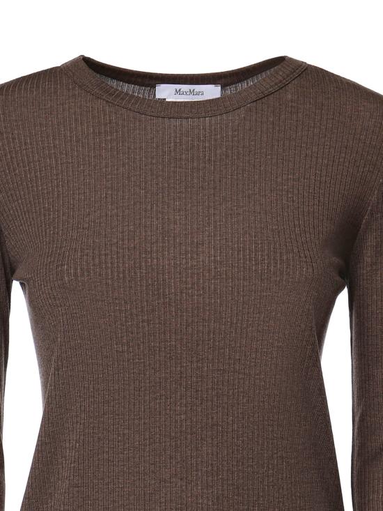 26FW 막스마라 긴팔 티셔츠 2621946031600 004 MUD - MAX MARA