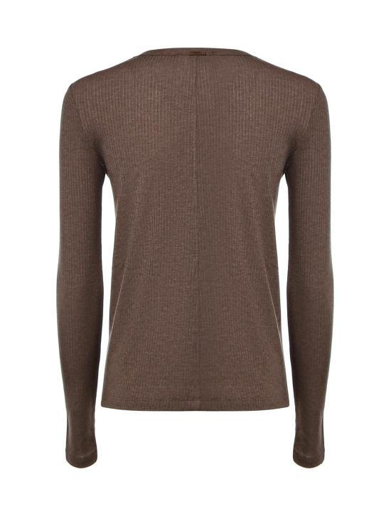 26FW 막스마라 긴팔 티셔츠 2621946031600 004 MUD - MAX MARA