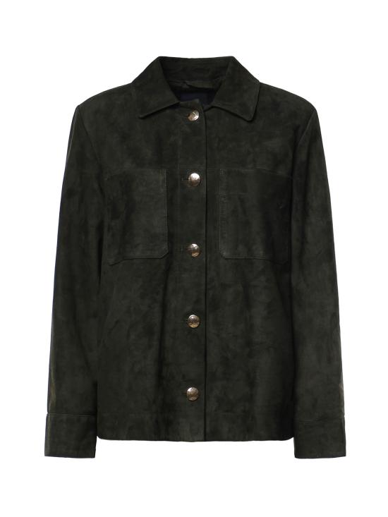 26FW 에스막스마라 가죽 자켓 2629446041600 002 GREEN