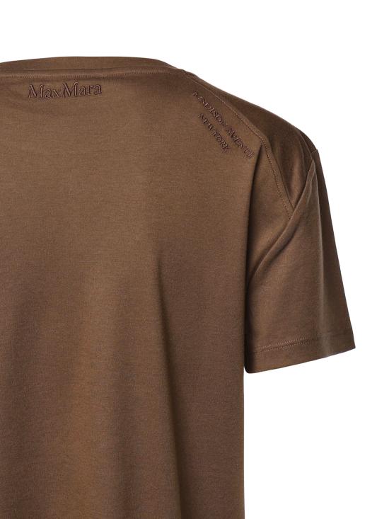 26FW 에스막스마라 반팔 티셔츠 2629976011600 003 DARK GOLD - 'S MAX MARA