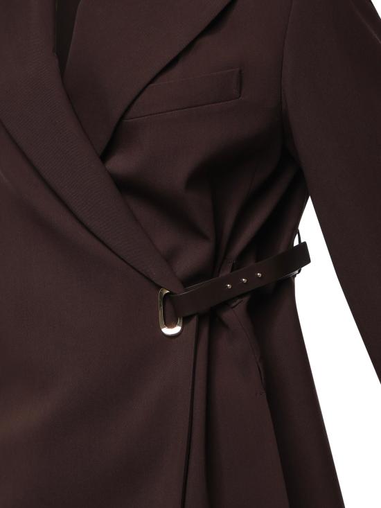 26FW 스포트막스 수트 자켓 2622046011600 002 CHOCOLATE - SPORTMAX