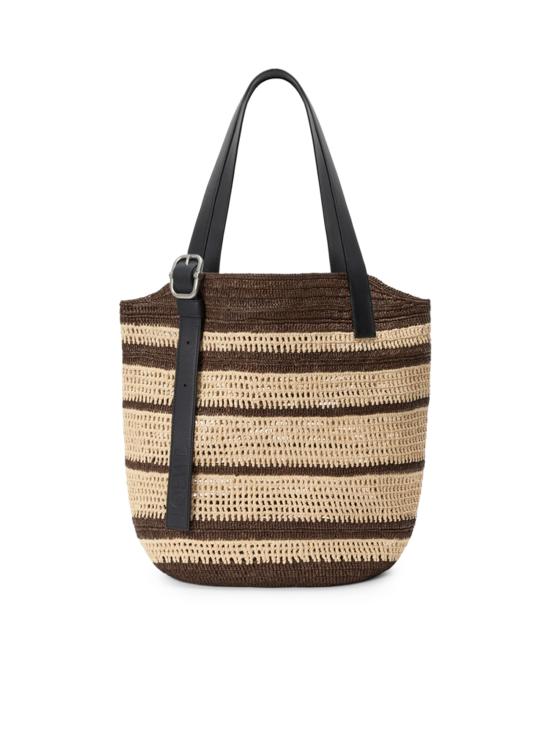 26FW 로에베 숄더백 BB22LOBX01 9587 CHOCOLATE NTURAL