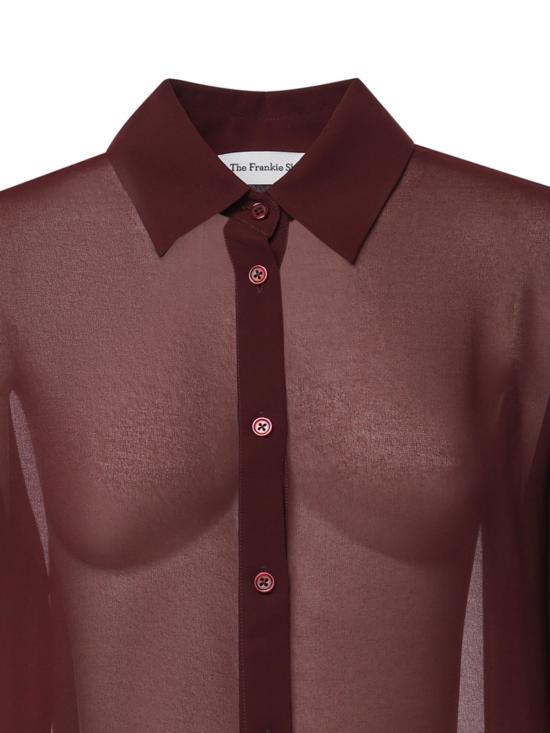 26SS 더프랭키샵 블라우스 CHFS173697110 BURGUNDY - THE FRANKIE SHOP