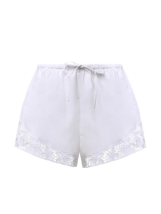 26FW 로테이트 숏팬츠 116281 400 WHITE