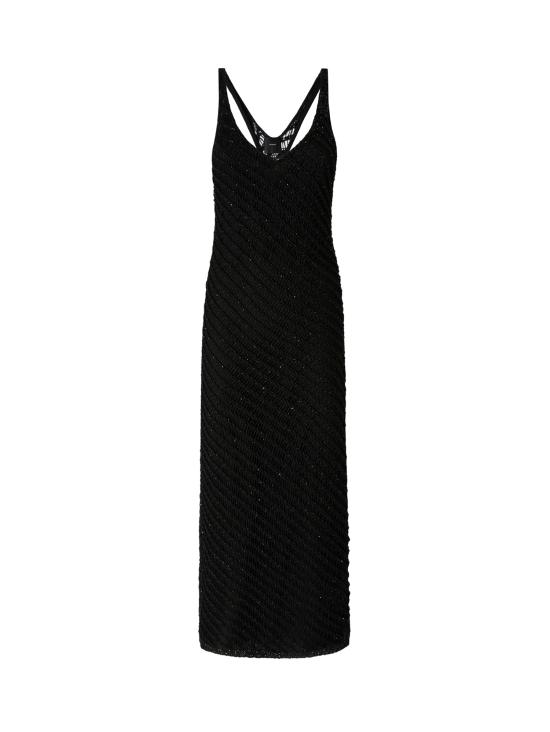 26SS 핑코 롱 원피스 106477 A36HZL7 BLACK