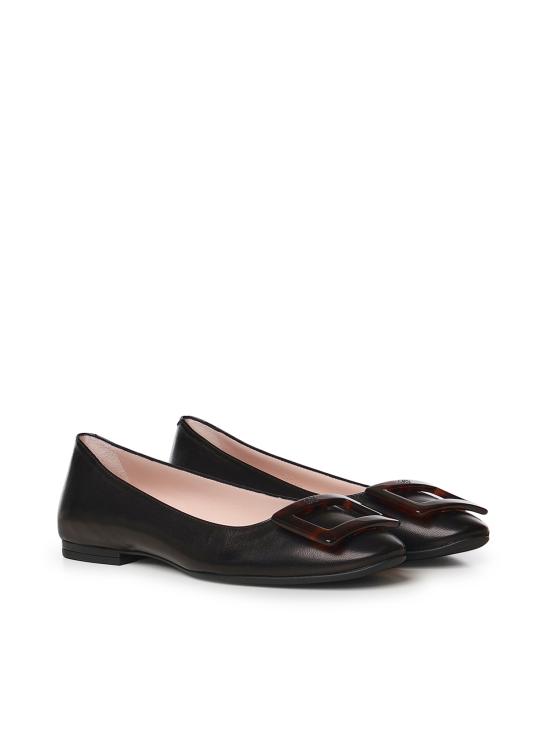 26FW 로저비비에 플랫 슈즈 RVW6683954091T B999 BLACK - ROGER VIVIER
