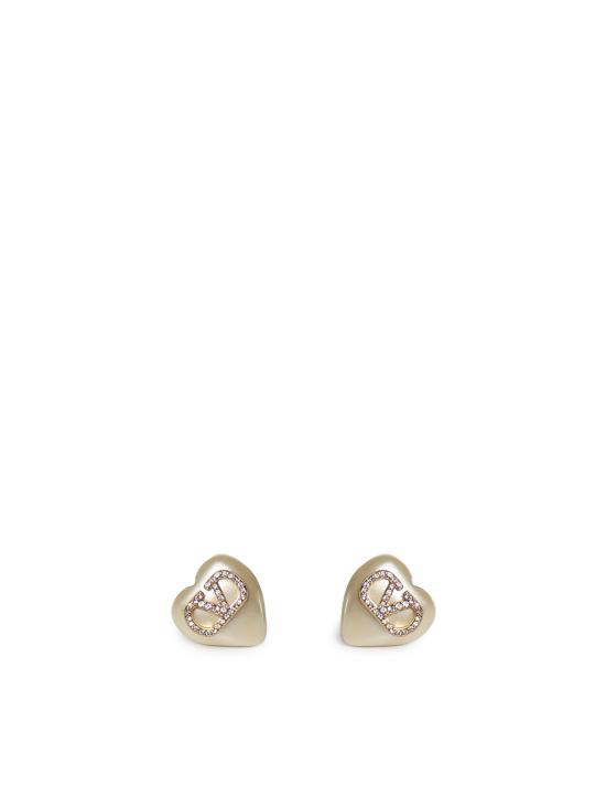 26FW 발렌티노 가라바니 이어링 9W2J0BT2 EXE3DV GOLD CRYSTAL CREAM