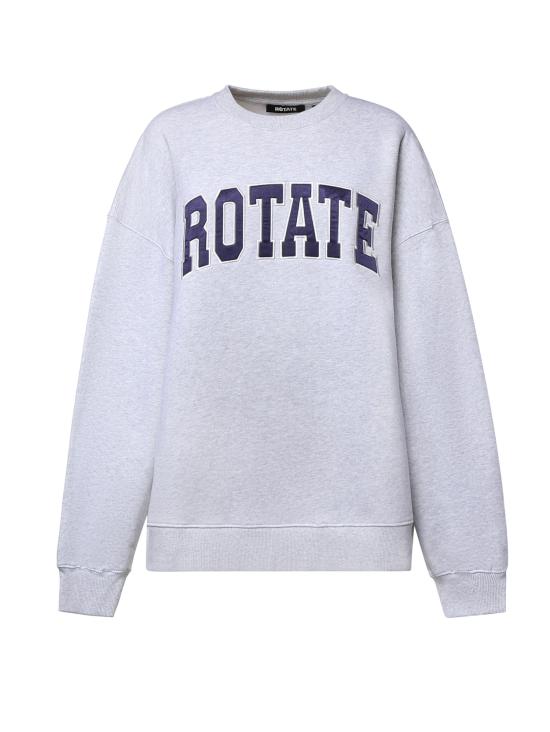 26FW 로테이트 스웨터 116371 1473 LIGHT GREY MELANGE