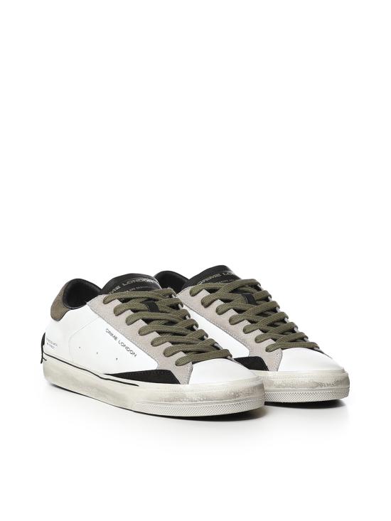 26FW 크라임런던 스니커즈 10054AA9 WHITE OLIVE GREEN - CRIME LONDON