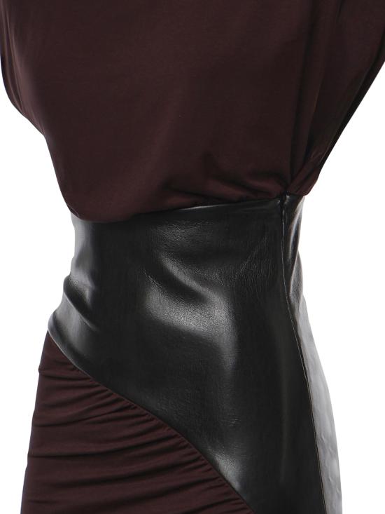 26FW 안다마네 미디 원피스 T200121A TJV053383 Rouge noir - ANDAMANE