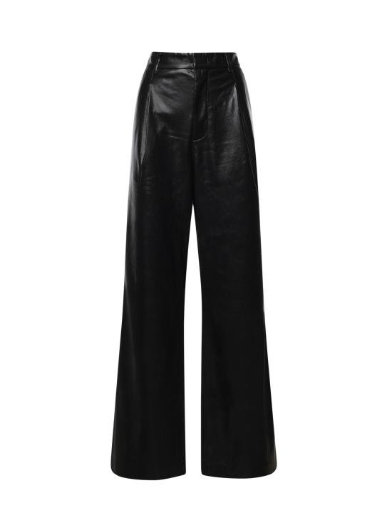 26FW 안다마네 가죽 팬츠 T200430A TNP152999 BLACK