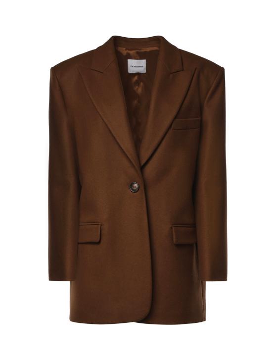 26FW 안다마네 수트 자켓 T202030A TNW057418 TOBACCO