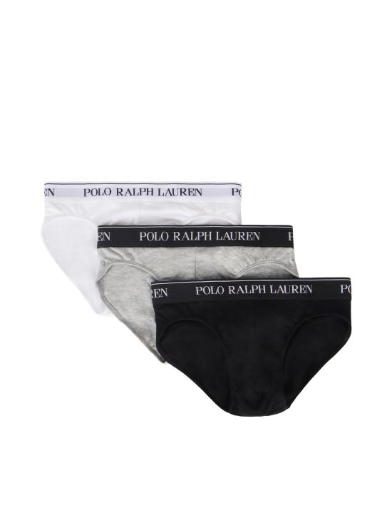 26FW 폴로 랄프로렌 팬티 714835884 003 WHITE BLACK GREY - POLO RALPH LAUREN