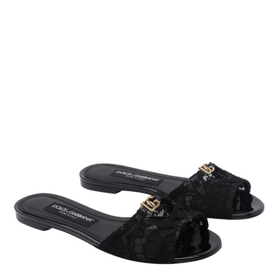 26FW 돌체앤가바나 뮬/슬리퍼 CQ0684 A06108B956 BLACK - DOLCE & GABBANA