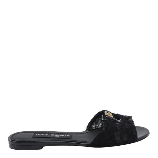 26FW 돌체앤가바나 뮬/슬리퍼 CQ0684 A06108B956 BLACK