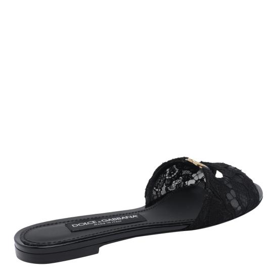 26FW 돌체앤가바나 뮬/슬리퍼 CQ0684 A06108B956 BLACK - DOLCE & GABBANA