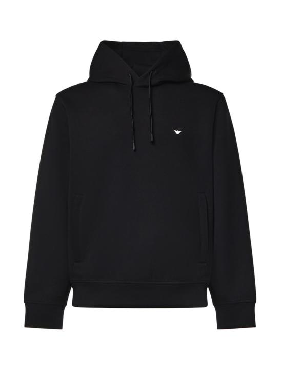26FW 엠포리오 아르마니 후드 티셔츠 AF10013 EM004531UC001 BLACK