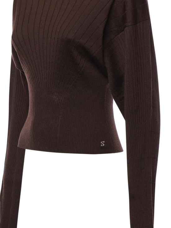 26FW 스포트막스 스웨터 2622366162600 005 CHOCOLATE - SPORTMAX