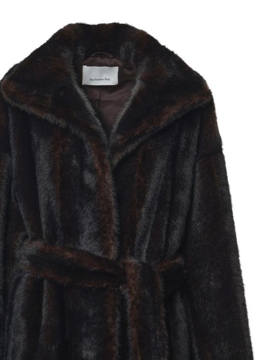 26FW 더프랭키샵 코트 COFS22706201 BROWN - THE FRANKIE SHOP