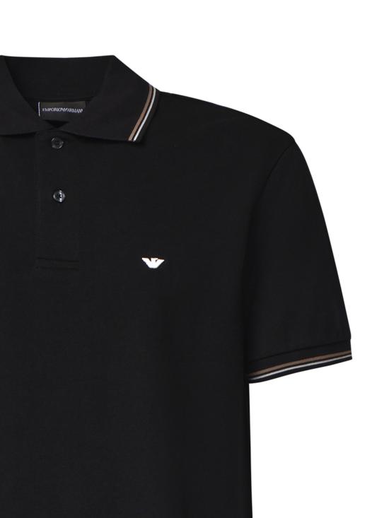 26SS 엠포리오 아르마니 폴로 티셔츠 AF23090 EM004607UC001 BLACK - EMPORIO ARMANI