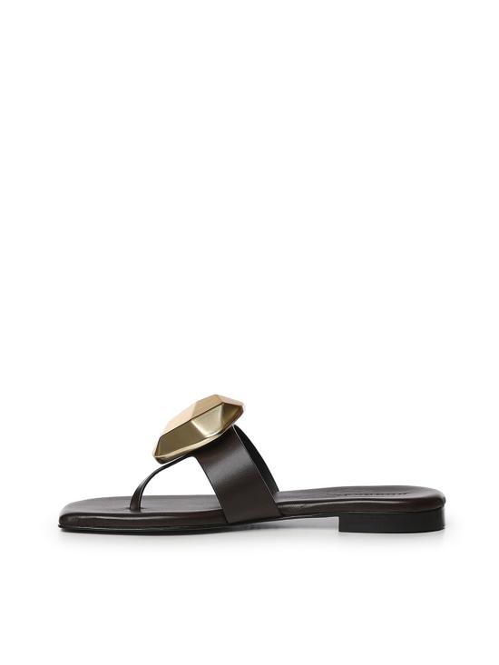 26SS DONNARI' 뮬/슬리퍼 GD56B FONDENTE ORO DARK BROWN - OTHER BRANDS