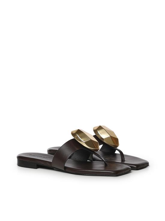 26SS DONNARI' 뮬/슬리퍼 GD56B FONDENTE ORO DARK BROWN - OTHER BRANDS