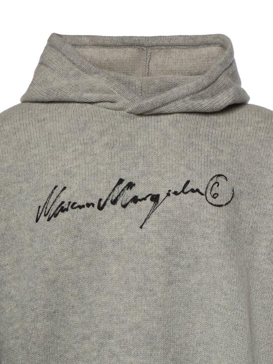 26FW MM6 메종마르지엘라 스웨터 SH0HL0051 M13288806S Grey melange - MM6 MAISON MARGIELA