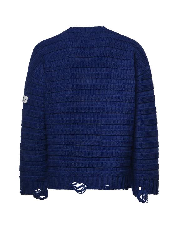 26FW MM6 메종마르지엘라 스웨터 SH0HP0005 M13040483 Blue - MM6 MAISON MARGIELA