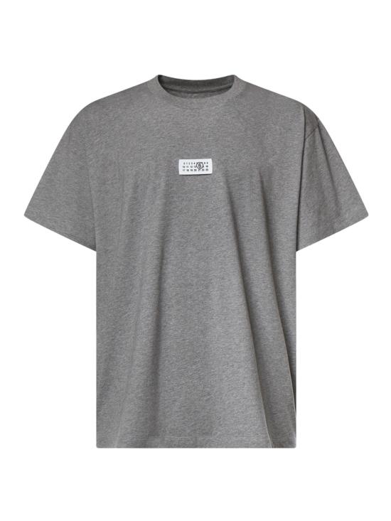 26FW MM6 메종마르지엘라 Numeric 코튼 티셔츠 SH0GC0071 M20170856M Heather grey