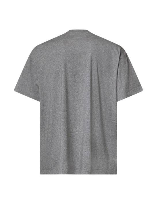 26FW MM6 메종마르지엘라 Numeric 코튼 티셔츠 SH0GC0071 M20170856M Heather grey - MM6 MAISON MARGIELA
