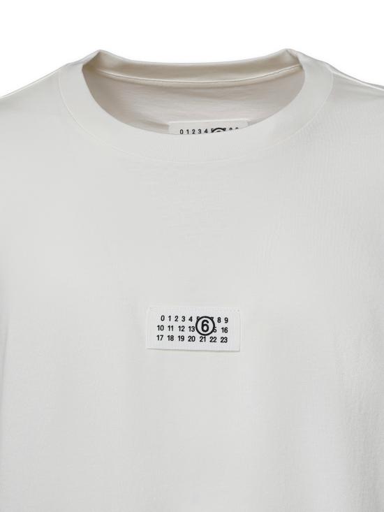 26FW MM6 메종마르지엘라 반팔 티셔츠 SH0GC0071 M20258101 OFF WHITE - MM6 MAISON MARGIELA