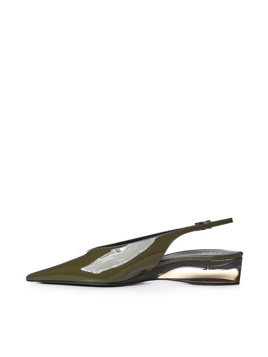 26FW 알라이아 플랫 슈즈 AA3G3004I037 U21 VERT CAMOUFLAGE - ALAIA