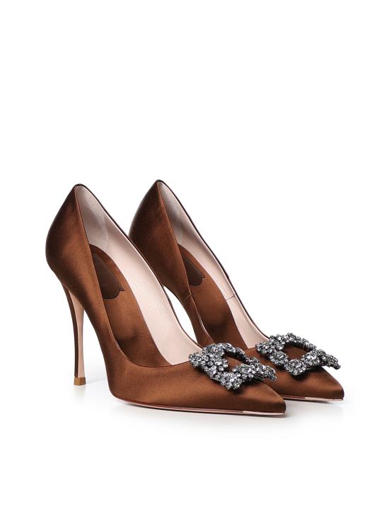 26FW 로저비비에 힐/펌프스 RVW41917620RS0 S801 BROWN - ROGER VIVIER