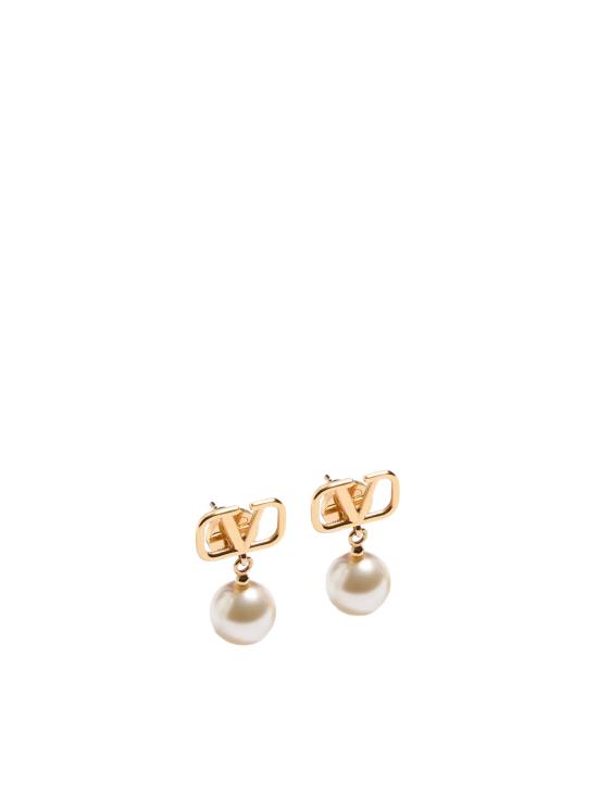 26FW 발렌티노 가라바니 이어링 9W2J0CC8 UXMR5G GOLD CREAM - VALENTINO GARAVANI