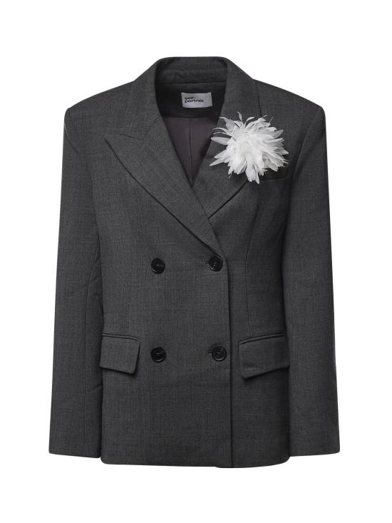 26FW 셀프 포트레이트 수트 자켓 AW26082J GR GREY