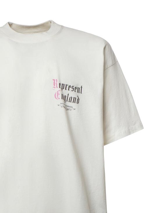 26FW 리프레젠트 반팔 티셔츠 MLM101231 72 FLAT WHITE - REPRESENT