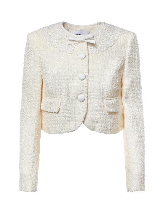 26FW 셀프 포트레이트 수트 자켓 PF26002J C CREAM