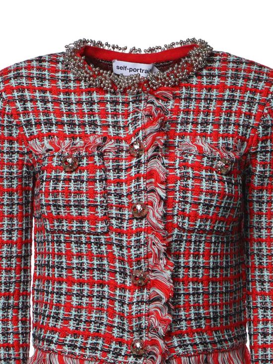 26FW 셀프 포트레이트 수트 자켓 AW26146J R RED - SELF PORTRAIT