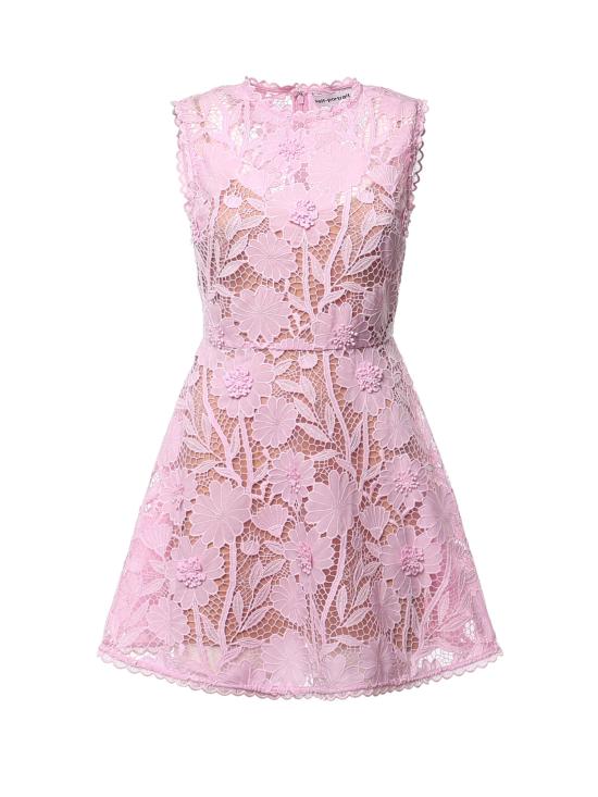 26FW 셀프 포트레이트 숏 원피스 PF26109S PINK