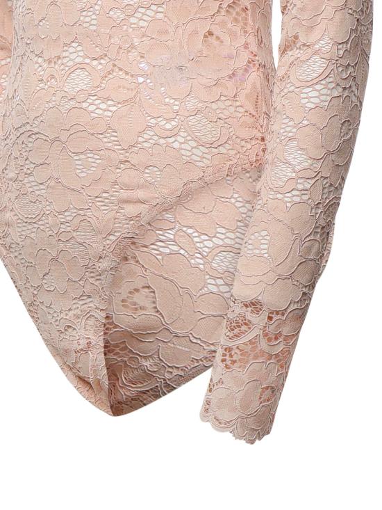 26FW 셀프 포트레이트 바디수트 티셔츠 PF26138BS BG BEIGE - SELF PORTRAIT