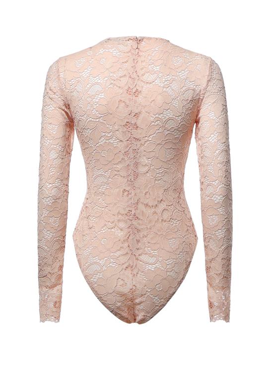 26FW 셀프 포트레이트 바디수트 티셔츠 PF26138BS BG BEIGE - SELF PORTRAIT