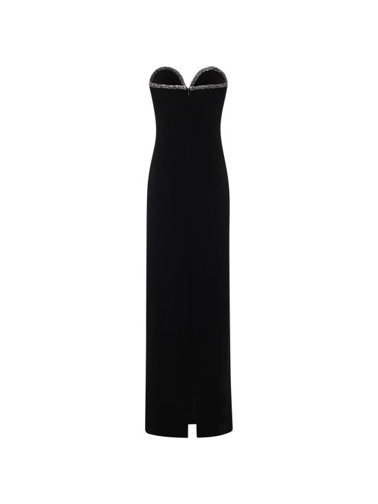 26FW 셀프 포트레이트 롱 원피스 AW26161X B BLACK - SELF PORTRAIT