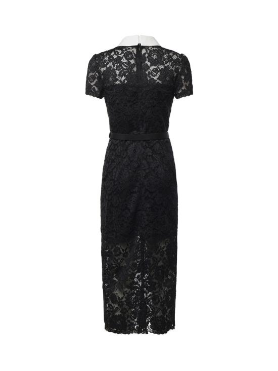 26FW 셀프 포트레이트 미디 원피스 AW26019MA B BLACK - SELF PORTRAIT