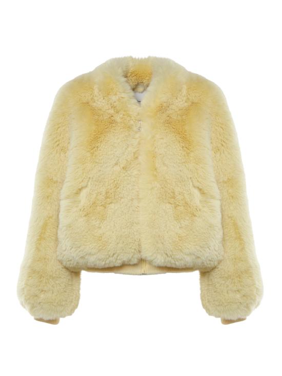 26FW 더프랭키샵 무스탕 JAFS22740505 PALE YELLOW