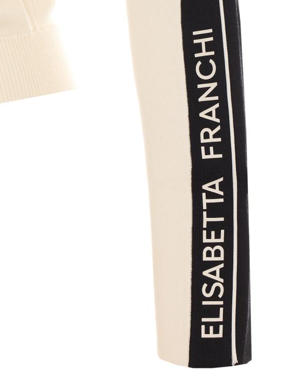 26FW 엘리자베타프랜치 후드 티셔츠 MK15S66E2 E84 WHITE - ELISABETTA FRANCHI