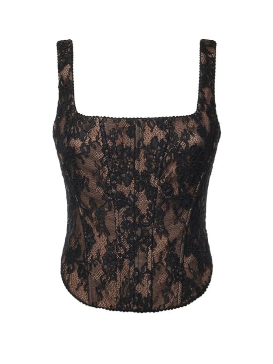 26FW 셀프 포트레이트 민소매 티셔츠 AW26004T B BLACK