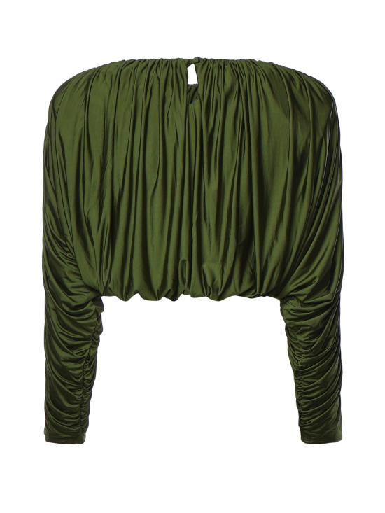 26FW 셀프 포트레이트 긴팔 티셔츠 AW26009TA GR GREEN - SELF PORTRAIT