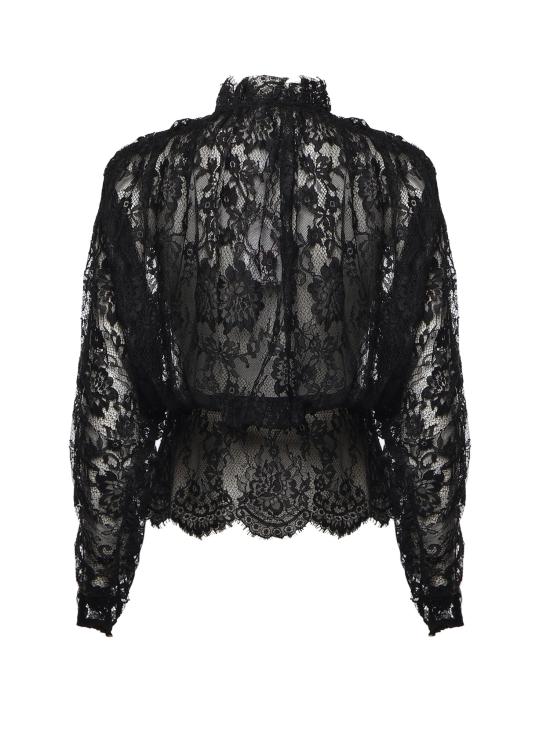 26FW 셀프 포트레이트 블라우스 AW26009TC B BLACK - SELF PORTRAIT