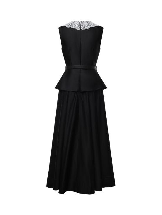 26FW 셀프 포트레이트 미디 원피스 PF26002M B BLACK - SELF PORTRAIT